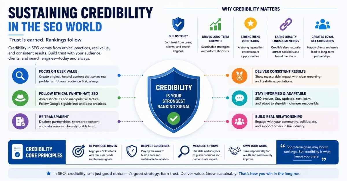Sustaining Credibility in the SEO World: Build Lasting Trust